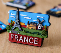 imanes personalizados de PVC para francia