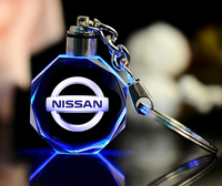 llaveros de cristal con luz led