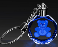 llaveros de cristal personalizados con luz led