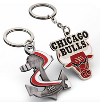 llaveros de metal personalizados para en club Chicago Bulls