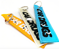 llaveros de tela bordados