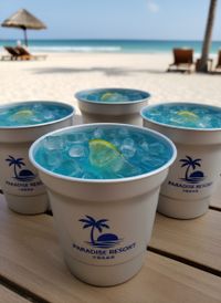 Vasos de aluminio ecológicos y reciclabes Vasos de aluminio ecológicos y reciclabes