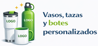 Vasos, tazas y botes personalizados