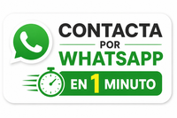 Contactar por WhatsApp en 1 minuto Contactar por WhatsApp en 1 minuto