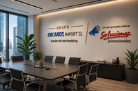 Sala de reuniones moderna de Grupo EBCards especialistas en merchandising personalizado