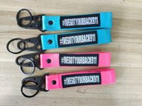 Llaveros de tela con mosquetón