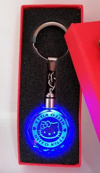Llaveros de cristal con luz led personalizados Llaveros de cristal con luz led personalizados