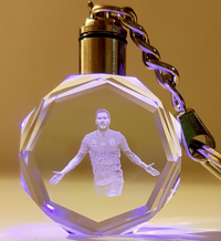 Llaveros de cristal con luz led personalizados Llaveros de cristal con luz led personalizados