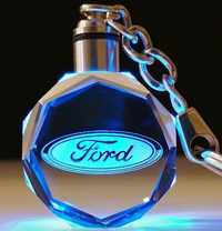 Llaveros de cristal con luz led personalizados Llaveros de cristal con luz led personalizados