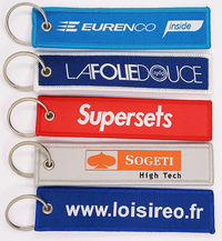 llaveros de tela personalizados