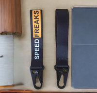 Llaveros de tela con mosquetón Llaveros de tela con mosquetón