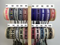 pulseras de hilo bordadas diseño modelos E pulseras de hilo bordadas diseño modelos E