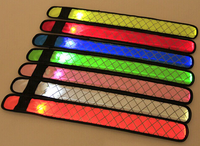 pulseras led de colores con velcro